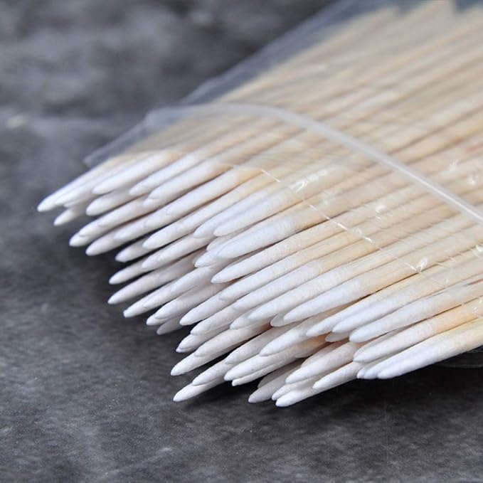 400pcs Pointed Cotton Swabs, 4 inch Precision Microblading Cotton Swab Cotton - Image 5