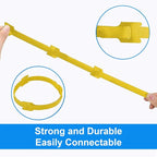 60 PCS 6 Inches Reusable Cable Ties, Adjustable Cord Straps, Cable Organizer - Image 3