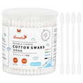 White Cotton Swabs Spiral Pointed by HOMEFOX