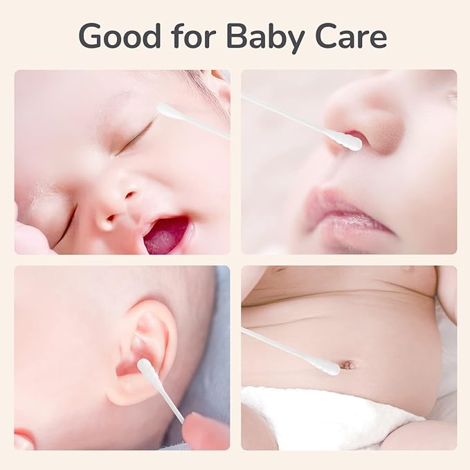 Baby Cotton Swabs 210 Count, Cotton Swabs - Image 5