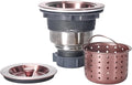 KONE 3/1-2 Inch Sink Drain Assembly Antique Copper Kitchen Sink Drain Kit by KONE
