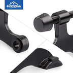 HOMOTEK 2 Pack Hinge Pin Black Door Stopper, Adjustable Deluxe Heavy Duty Door - Image 5