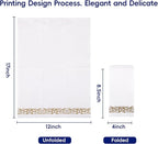 JOLLY CHEF 100 Disposable Hand Towels, Soft and Absorbent Linen Feel Dinner - Image 2