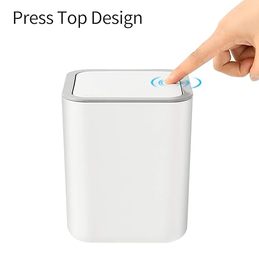 SUBEKYU 0.6 Gal Mini Desktop Trash Can - Image 3