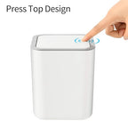 SUBEKYU 0.6 Gal Mini Desktop Trash Can - Image 3