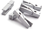 Jdesun 50 Pieces Photo Clips, Mini Silver Wooden Picture Paper Clip Clothespins - Image 5