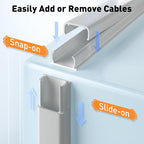 Delamu Cord Hider, 142in Cable Hider, Cord Covers - Image 4