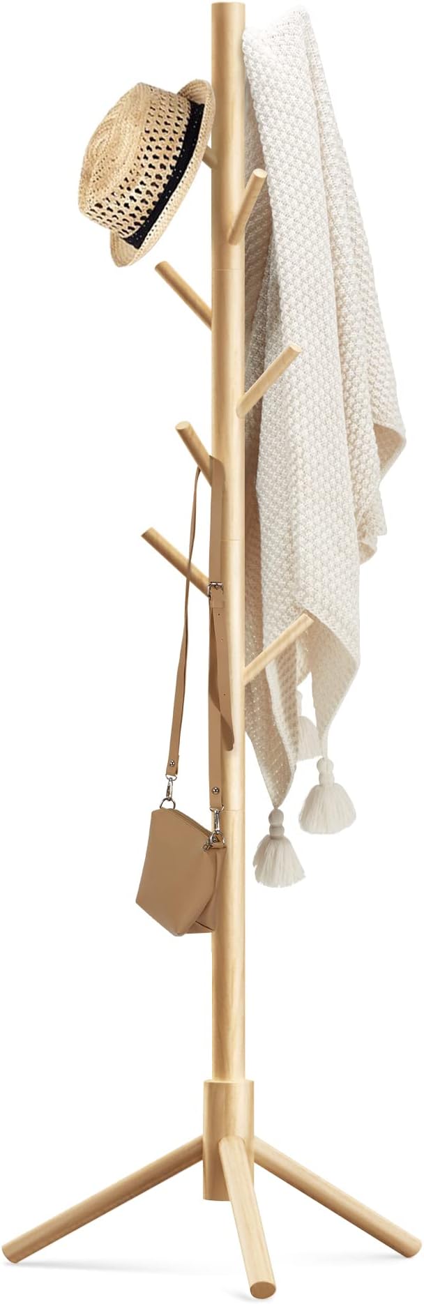 Haddockway Wooden Coat Rack Stand by Haddockway