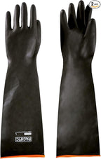 PACIFIC PPE Heavy Duty Latex Chemical Gloves, Strong Acid Resistance Rubber by PACIFICPPE