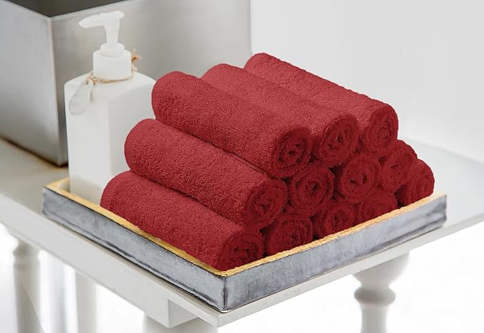 Avalon Towels Cotton Washcloths – Size 12x12 Inches, 100% Ring Spun Cotton - Image 4
