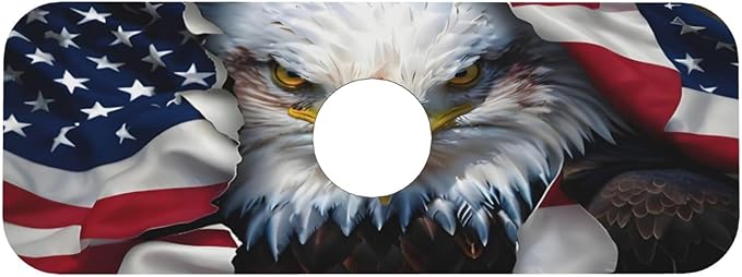 American Eagle Flag Kitchen sink faucet pad, strong water absorption, anti slip - Image 9