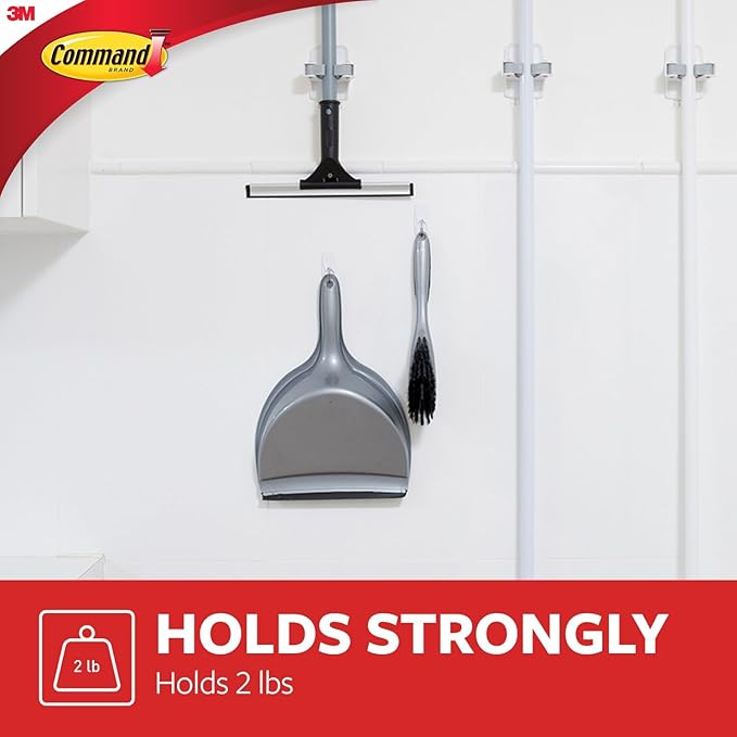 Command Medium Wire Toggle Hooks, 7 Wall Hook and 8 Strips, Damage-Free Hanging - Image 3