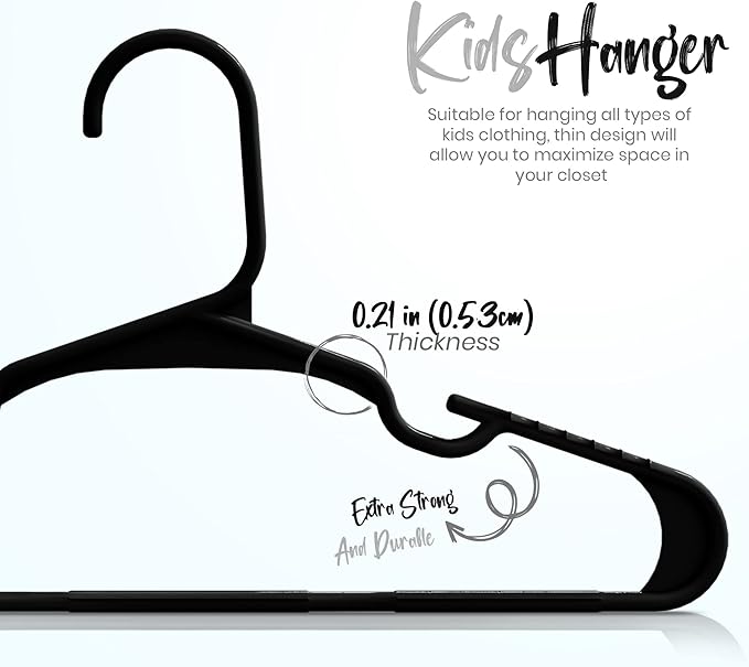 Utopia Home 40 Pack Kids Hangers - Image 2