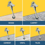 One Touch Kickdown Door Stopper, Door Holder, Heavy Duty Door Stops, Bottom of - Image 6