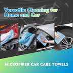 HOMEXCEL Blue Microfiber Cleaning Cloth 20 Pack 11.5 x 11.5 inch Microfiber - Image 4