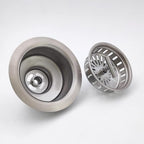3-1/2 Inch Brushed Nickel Sink Strainers - Image 3