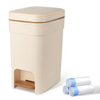 JiatuA Small Bathroom Trash Can by JiatuA
