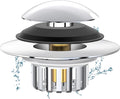 Universal 3 in 1 Bathtub Drain Stopper Bathtub Drain Hair Catcher, Pop-up Tub by MUAIOLAUS