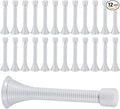 24 Pack Spring Door Stops 3 1/4 Inch Flexible Heavy Duty Spring Door Stopper by KISEER