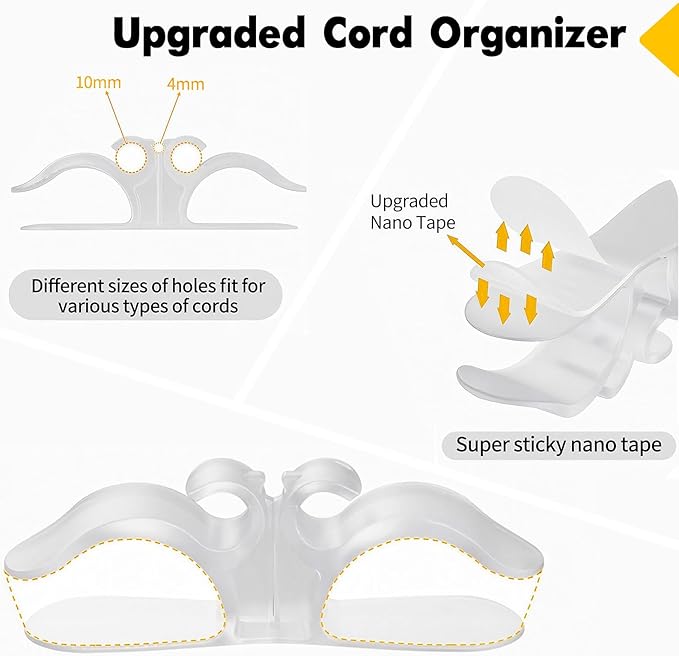 6PCS Appliance Cord Organizer, Upgraded Cord Organizer - Image 3