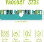 Sink Splash Guard Faucet Mat Cat Paws and Footprints Absorbent Fast Drying Mat - Image 2