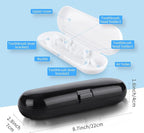 Fowecelt 2 Pack Electric Toothbrush Travel Case - Image 2