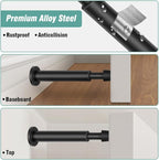 KOLAKO Black Door Stops, 4 Pack Door Stoppers - Image 6