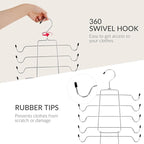 ZEDODIER 3 Pack Tank Top Hanger Space Saving, Bra Hangers - Image 6