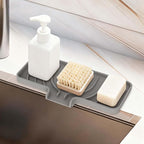 GUUKIN Sponge Holder for Kitchen Sink, 9.8"×4.9" Silicone Dish Drying Mat - Image 8