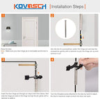 10 Pack Hinge Pin Door Stopper Black - Image 6