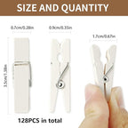 Mini Photo Clips, 1.4 Inch Small Wooden Clothespins - Image 7