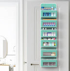 Simple Houseware 6 Clear Window Pocket Over Closet Door Storage Hanging - Image 5