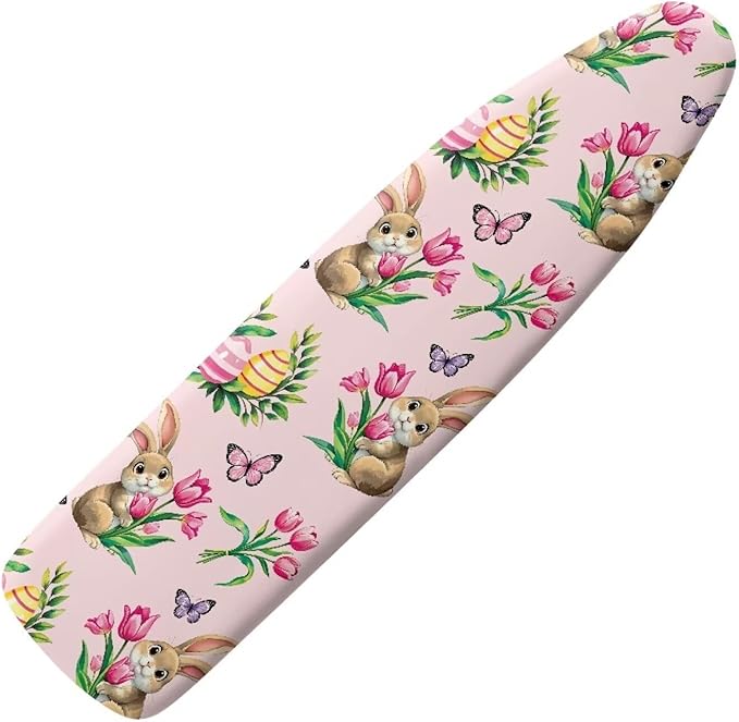 Cute Bunny Ironing Board Cover Butterfly Ironing Board Pad Protective Cover by Vanideaoty