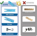 25 PCS Baby Shower Games, Clothes Pins, Plastic Mini Clothespins, Mini Clothes - Image 4