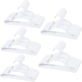 120-Piece White Plastic Baby Nursery Closet Hangers, Anti-Slip Laundry Infant by VIIBASE
