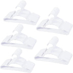 120-Piece White Plastic Baby Nursery Closet Hangers, Anti-Slip Laundry Infant by VIIBASE