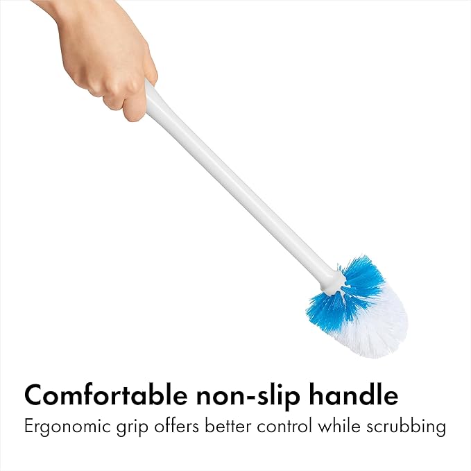 OXO Good Grips Compact Toilet Brush & Canister, Toilet Bowl Brush and Holder - Image 6