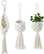 SUPERFINDINGS 3Pcs 3 Styles Macrame Wall Hanging Boho Decor Cotton Wall Hanging by SUPERFINDINGS