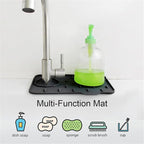 2-Pack Bytelive Silicone Sink Mat, Mini Sink Splash Guard and Soap Sponge Holder - Image 3