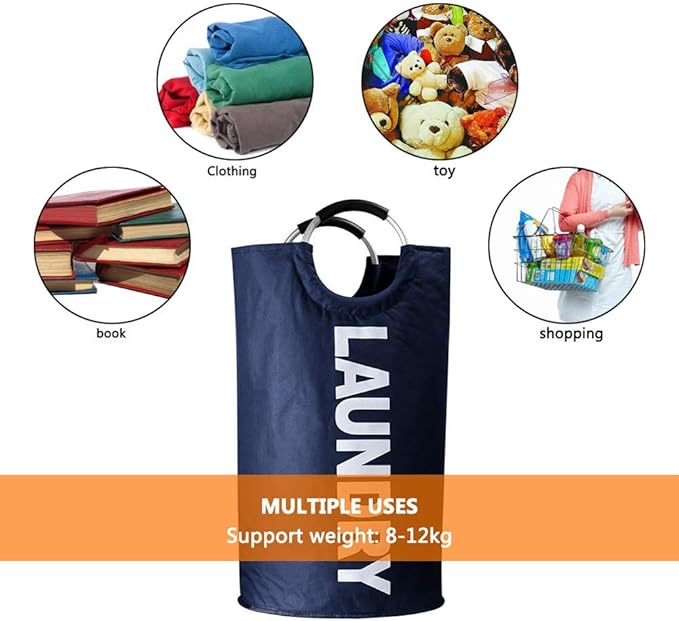 Mziart 90L Large Collapsible Laundry Hamper Laundry Basket - Image 7
