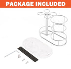 HarJue Toothbrush Holder Stand for Bathroom, Metal Toothbrush Organizer - Image 9