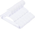 60 Pack White Baby Nursery Closet Hangers, Non-Slip Laundry Infant Pant Hanger by VIIBASE