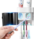 Toothbrush Holder Toothpaste Dispenser Wall Mounted by GFWARE