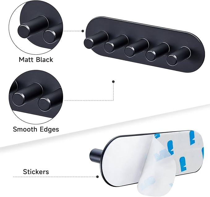 Electric Toothbrush Head Holder, Toothbrush Holders Wall Mounted, Adhesive - Image 2