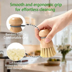Dish Brush for Everyday Use, Dish Scrub Brush, Wooden Dish Brush, Dish Brush - Image 6