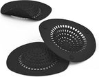 Hair Catcher Shower Drain Cover Bathtub Silicone Hair Catcher Stopper Drain by WODETIM