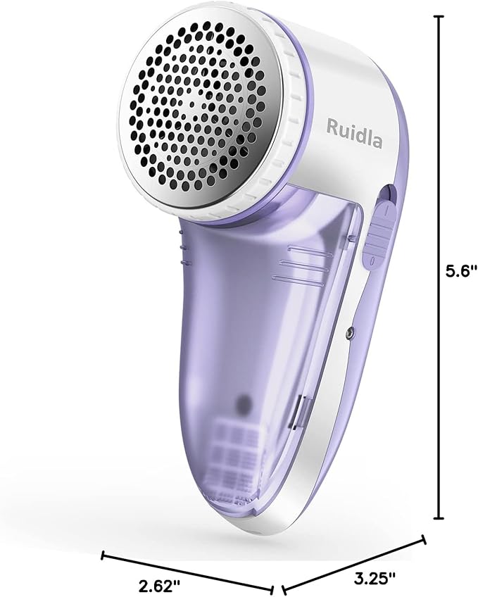 Ruidla Fabric Shaver Lint Shaver Defuzzer, Electric Lint Remover, Rechargeable - Image 9