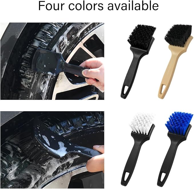 Car Carpet Cleaning Brush, Wheel Hub Scrub Brush Floor Mat Cleaning Brush - Image 6