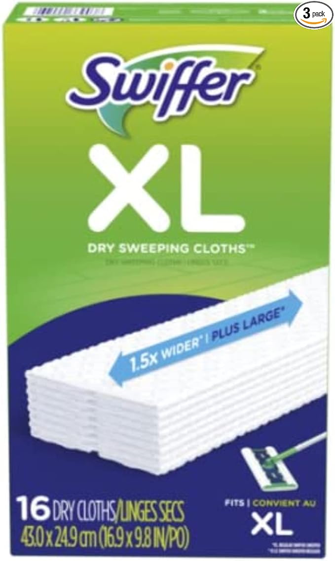 Swiffer Sweeper X-Large Disposable Sweeping Cloths, 16-Count Boxes by Swiffer