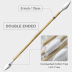 800PCS Gun Cleaning Swabs Double Ended 6 Inch Long Cotton Swab - Image 7